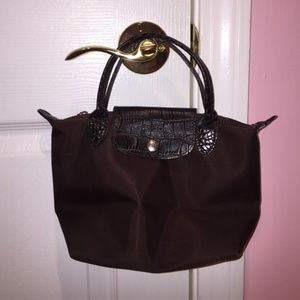 Longchamp Croc Mini Tote